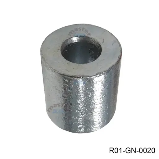 [R01-GN-0020] Terminal de aluminio sencilla para cable 1/4