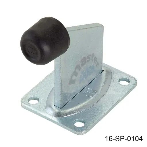 [16-SP-0104] Tope de piso con base 50x91mm, Ø35mm, 8mm exp. M-382P.