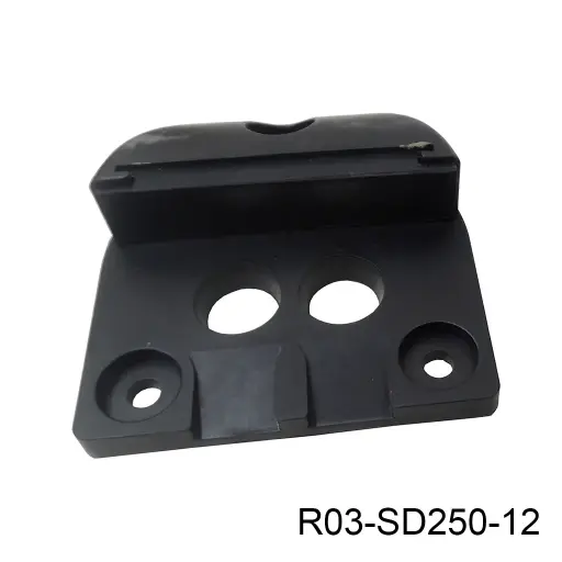 [R03-SD250-12] Tope/base de plastico negra para Puerta Abatible, se coloca al cierre de las hojas…joy