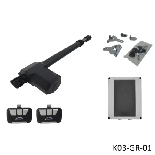 [K03-GR-01]Kit Pistones GR-300, 120V, para 1 hoja, con Receptor y 2 Control MD.