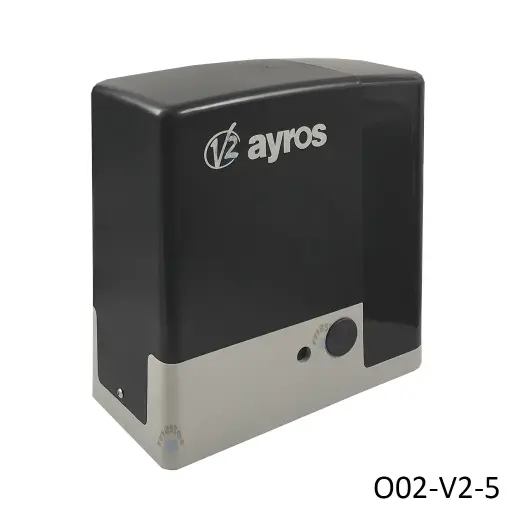 [O02-V2-5] Operador AYROS-1000, 120V/24VCD, capacidad de arrastre 1000KG, (Incluye Tarjeta,1 receptor, 2 controles F-433)