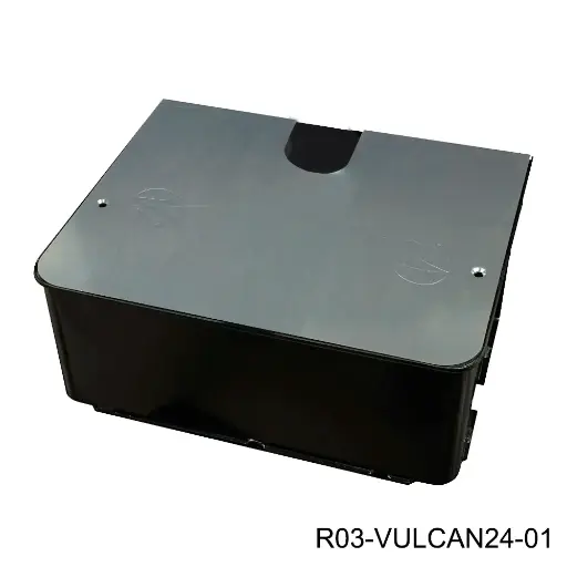 [R03-VULCAN24-01] Caja Metalica para Op. Vulcan Oculto 115V / 24Vdc, LH / RH. pieza