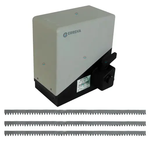 [K02-ER-06] Kit Cremallera Toro-1800, 220 Volt. Monofasico. Incluye 6m de cremallera