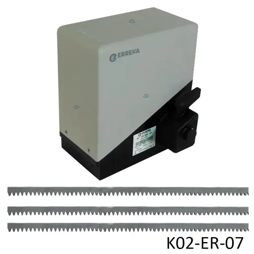 [K02-ER-07] Kit Cremallera Toro-1800 INVERTER, 120 Volt. Incluye 6m de cremallera