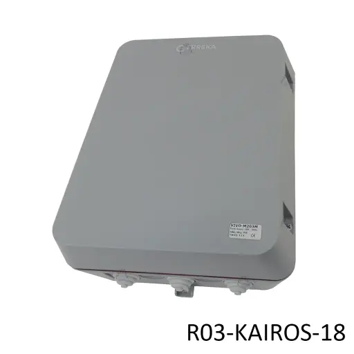 [R03-KAIROS-18] Contenedor para Tarjeta D201M 24V, de piston Kairos