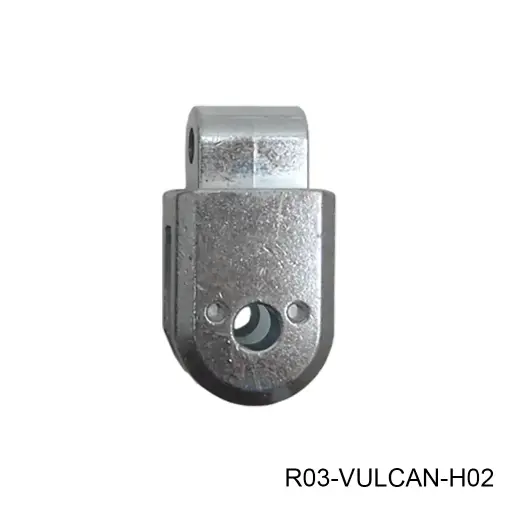 [R03-VULCAN-H02] Soporte trasero para piston vulcan (horquilla Zamak hidraulico zincado vulcan)