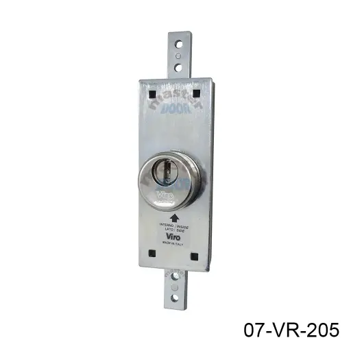 [07-VR-205] Cerradura Central Acorazada para Cortina Mod-8271, con escudo de seguridad antitaladro