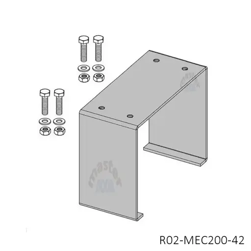 [R02-MEC200-42] Base Metalica para anclar, del op. Mec-200