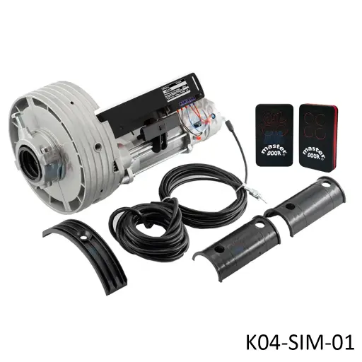 [K04-SIM-01] Kit Op. Cortina Oculto CM-180AC, 115V para 180Kg, incluye Tarjeta Receptora Integrada y 2 Controles